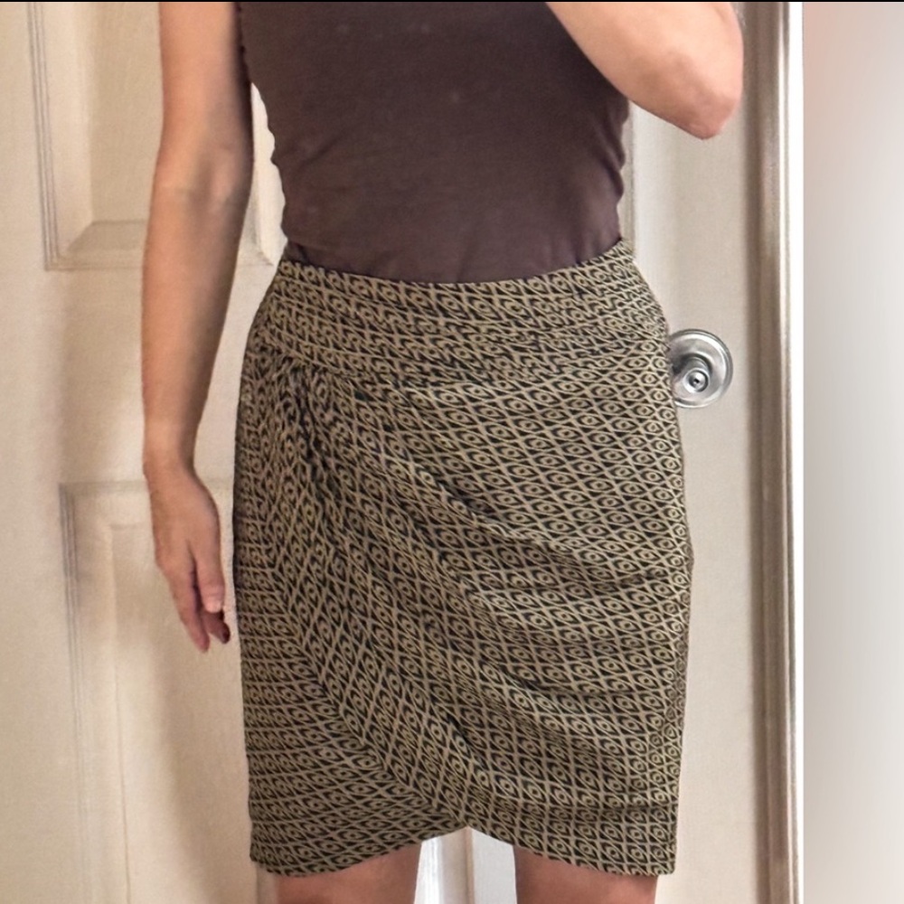 New! Country Road Silk Wrap Pencil Skirt